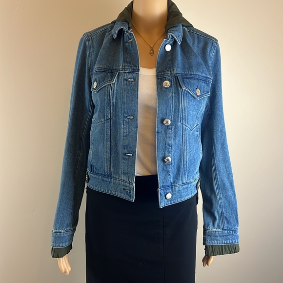 Veronica Beard Shani Waterfall DenimTwill Combo Jacket XS - Picture 8 of 11
